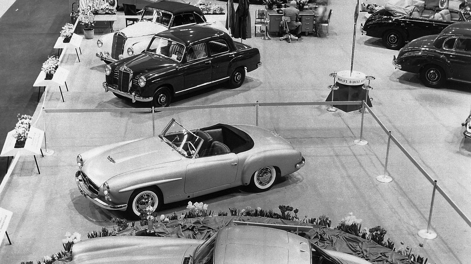 Mercedes Benz 190SL (W121) - kiállításon