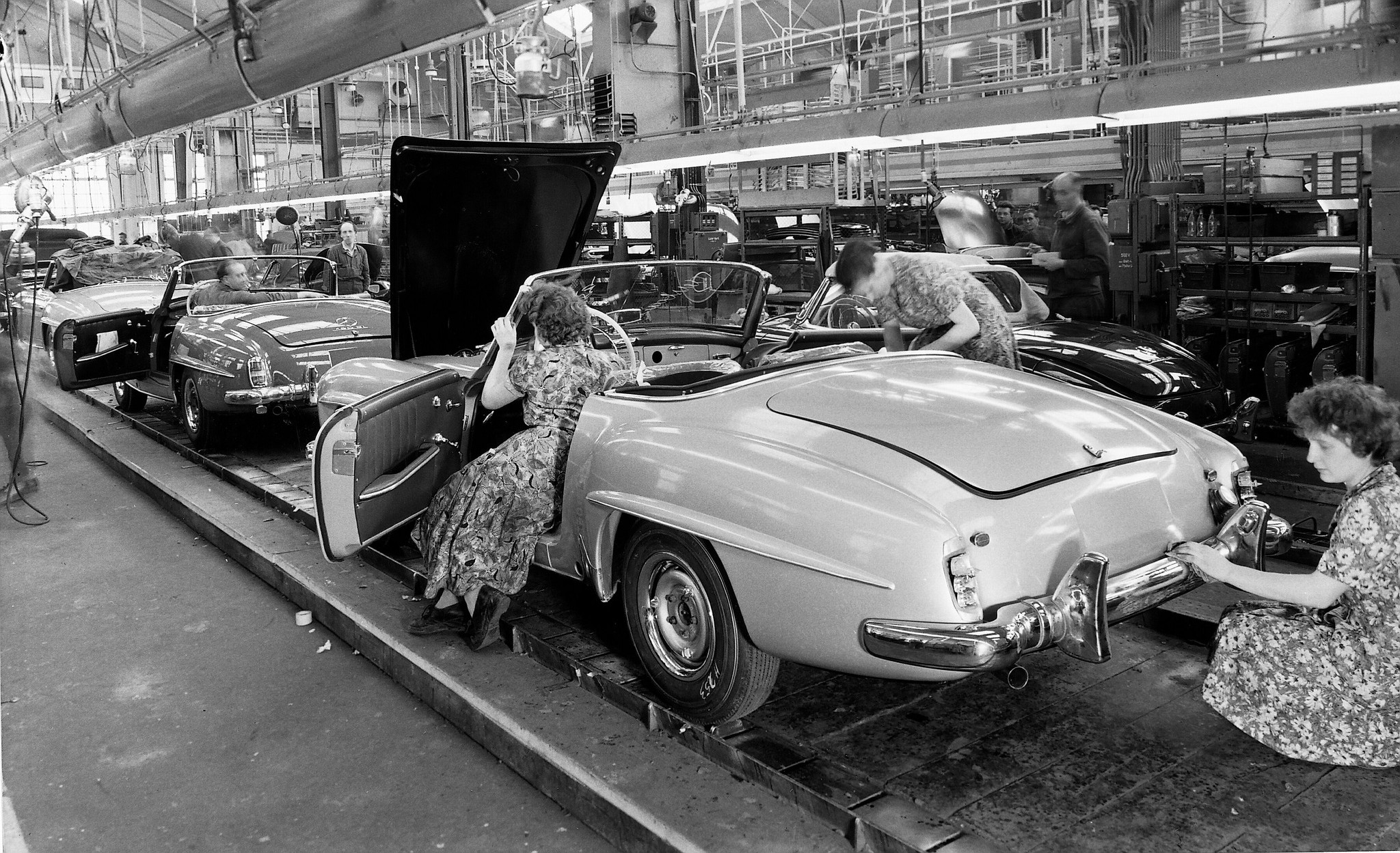 Mercedes Benz gyár - hátsó lökhárító