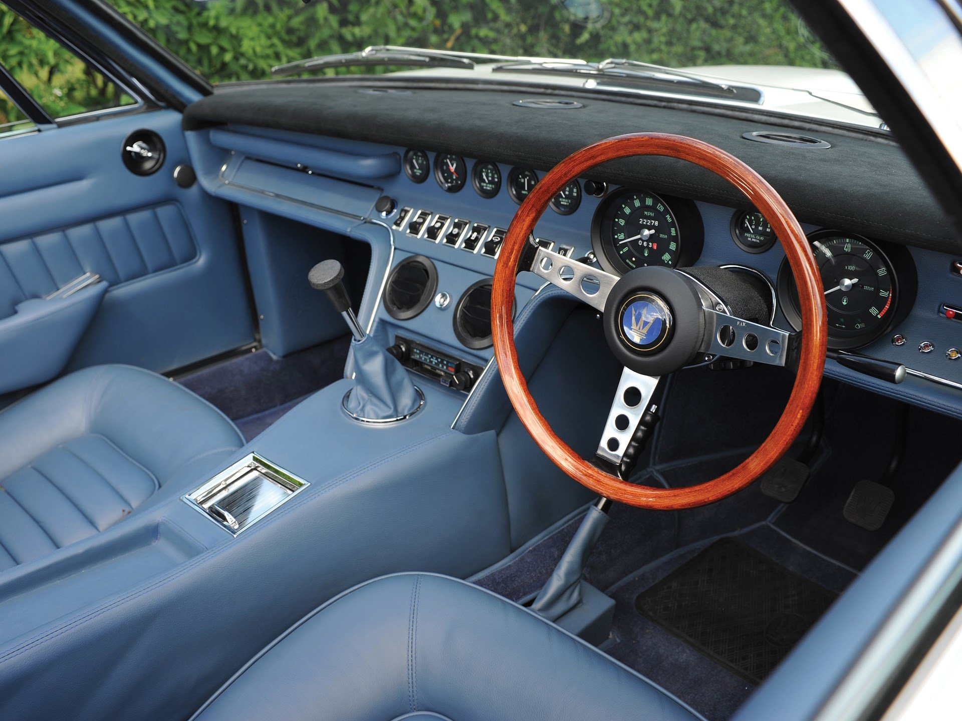 Connolly Bőr (Kék) - Maserati Ghibli - Image 2